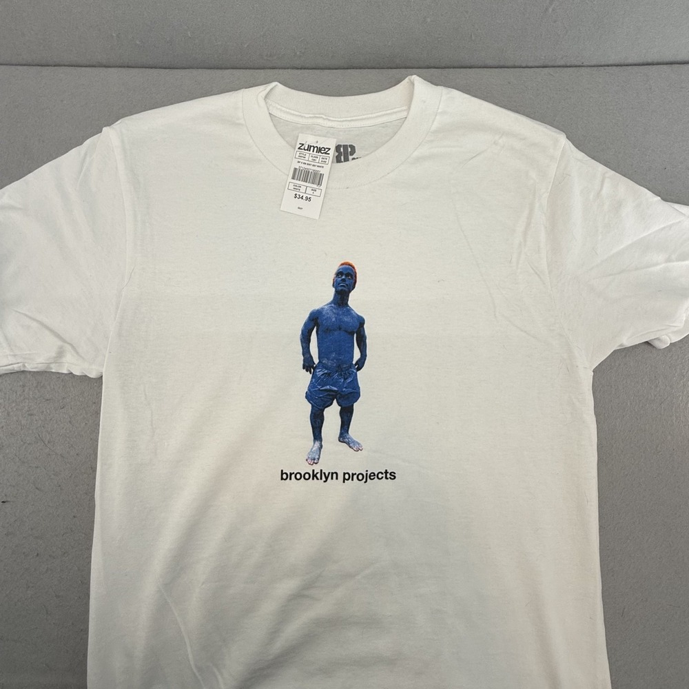 Brooklyn Projects Big Brother Mag T-Shirt Small White Wee‎ Man NWT